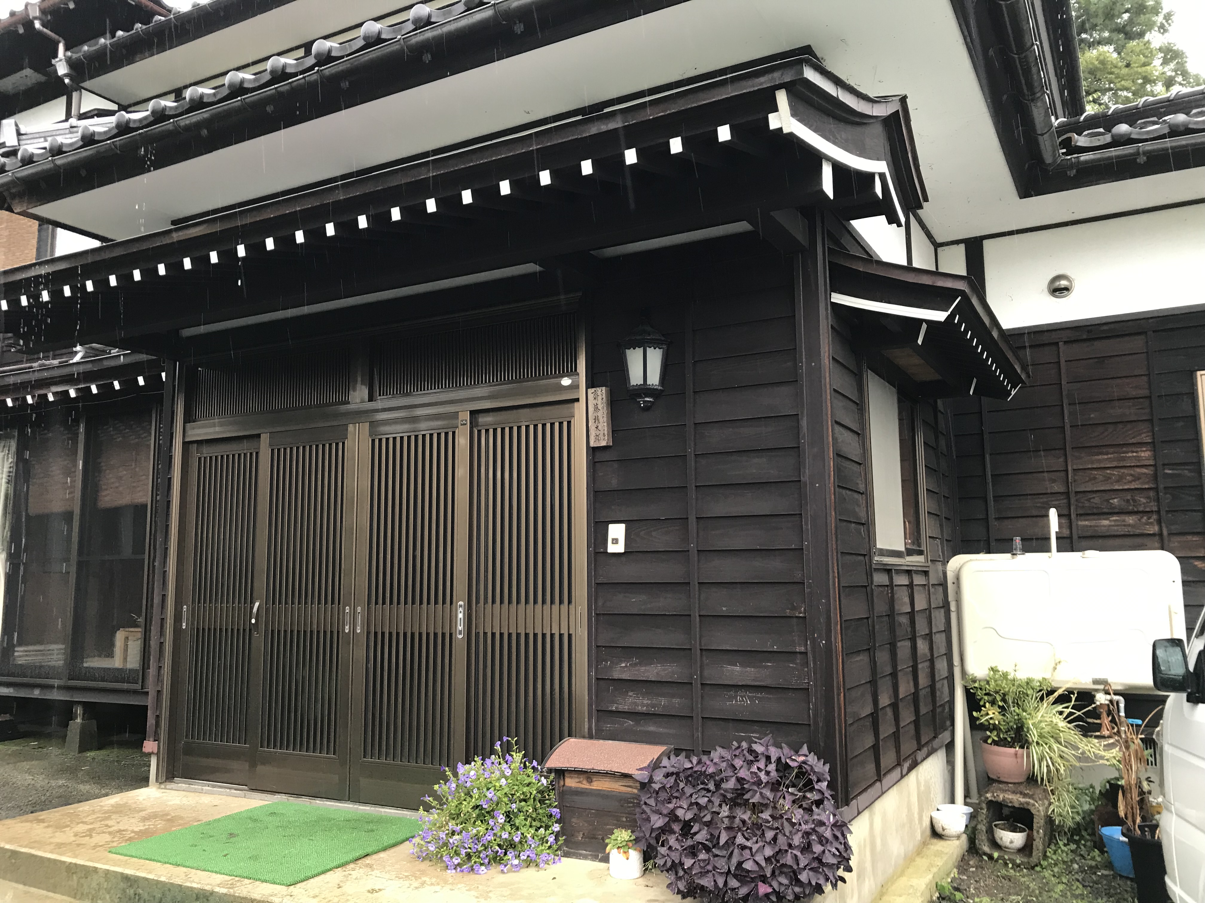 今日は大雨 農作業に追われます(農家民宿権太郎)