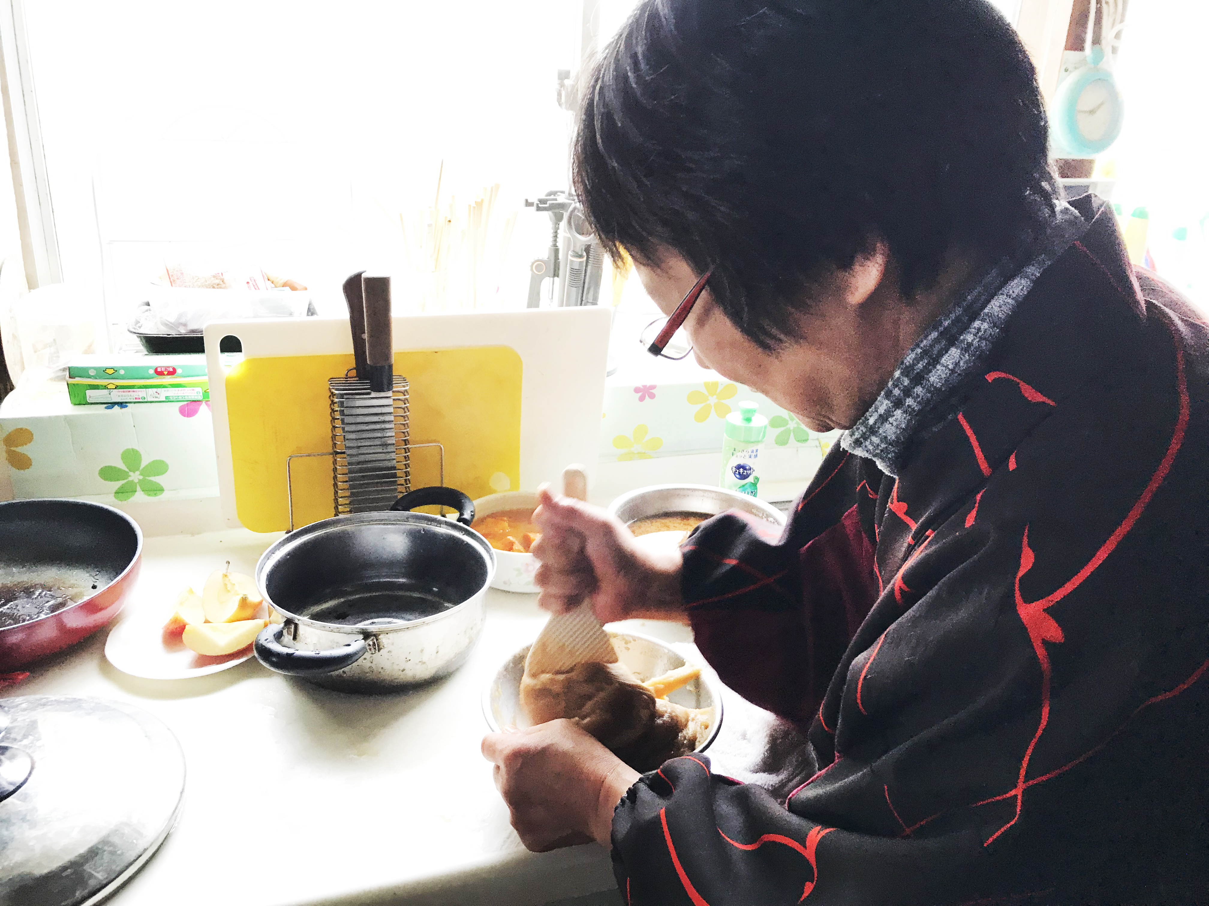Yubeshi sweets cooking