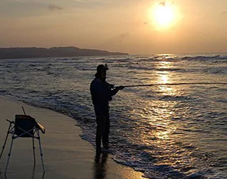 Surf fishing