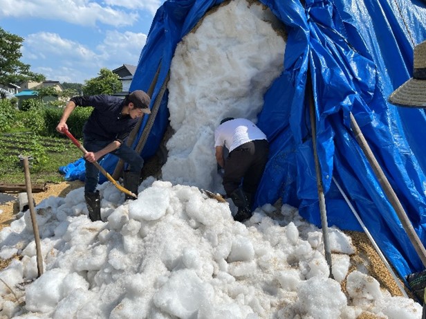 a yukigura being opened